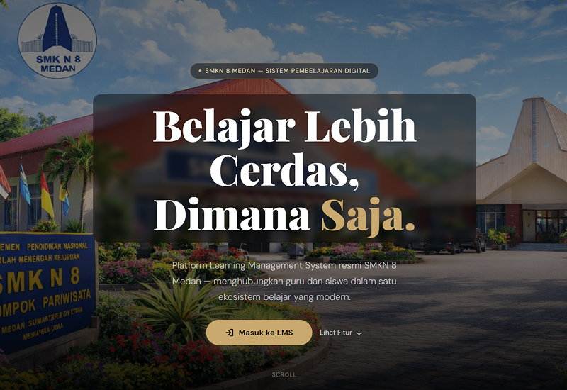Login SMK 8 Medan