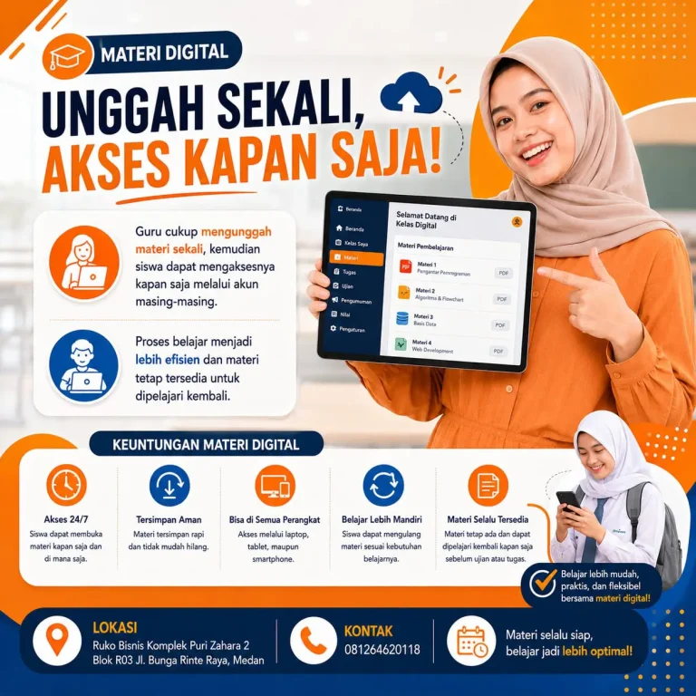 lms sekolah, absensi digital medan, aplikasi absensi sekolah online