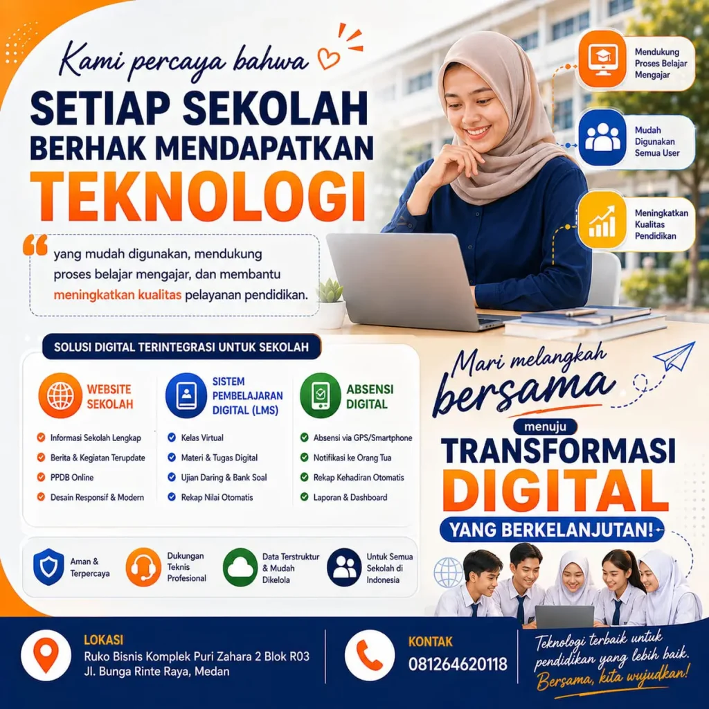 Jasa pembautan Website Sekolah, LMS Sekolah, Jasa Pembuatan Aplikasi Absensi Sekolah, Harga Website Sekolah, Biaya Pembuatan Aplikasi Absensi Online Sekolah