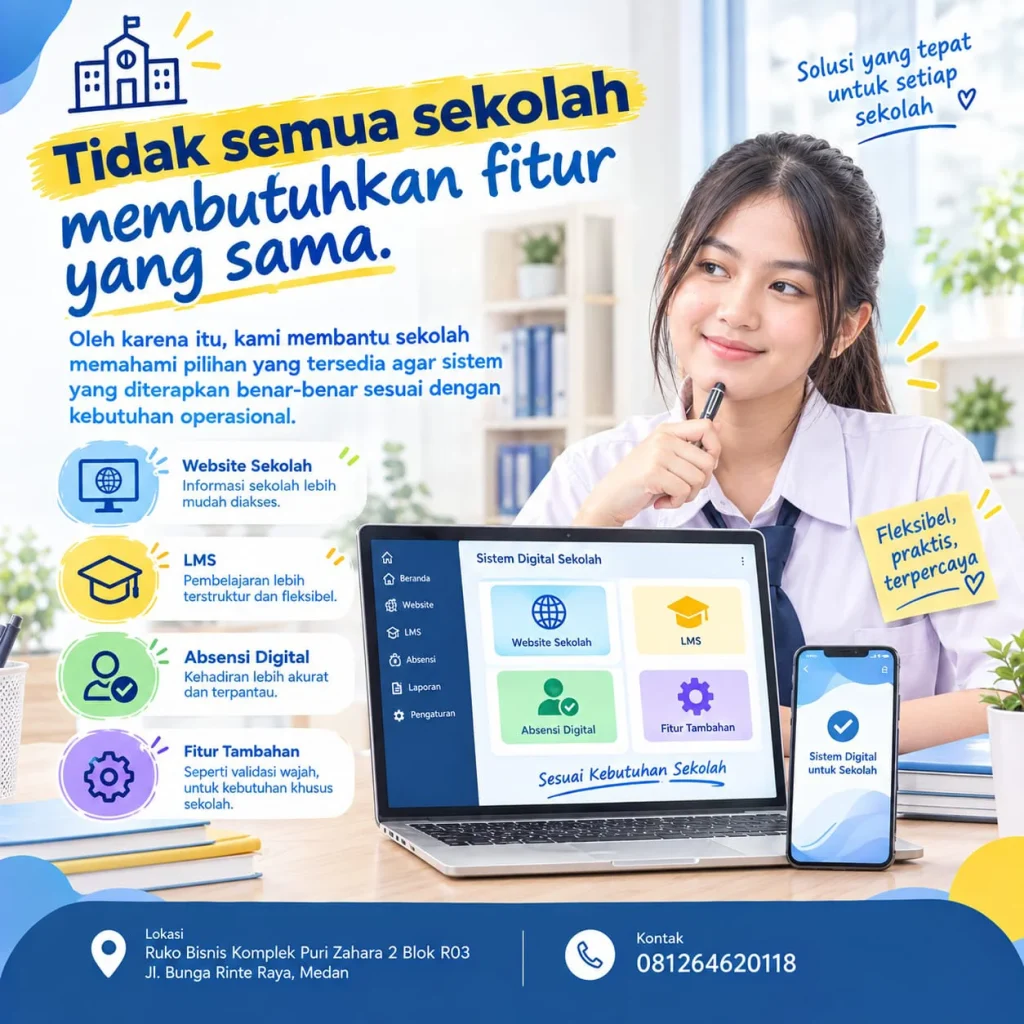 LMS Sekolah di Medan, Jasa Pembautan LMS Sekolah, Jasa Pembuatan Aplikasi Absensi Sekolah, Jasa Pembuatan Website Sekolah di Medan (25)